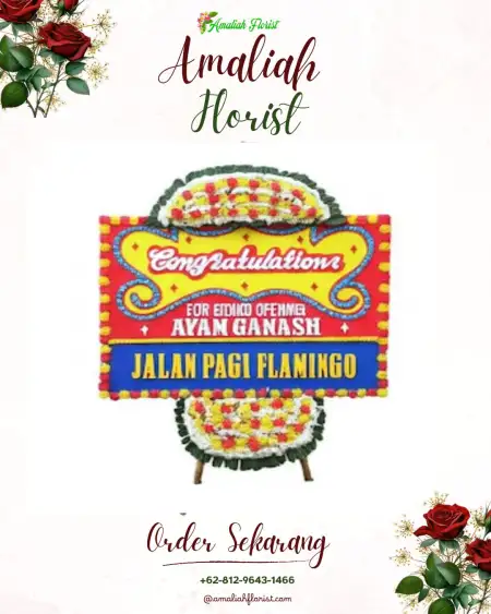Sewa Papan Bunga Buton